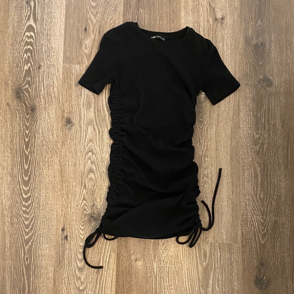 Zara Black Bodycon Mini Dress